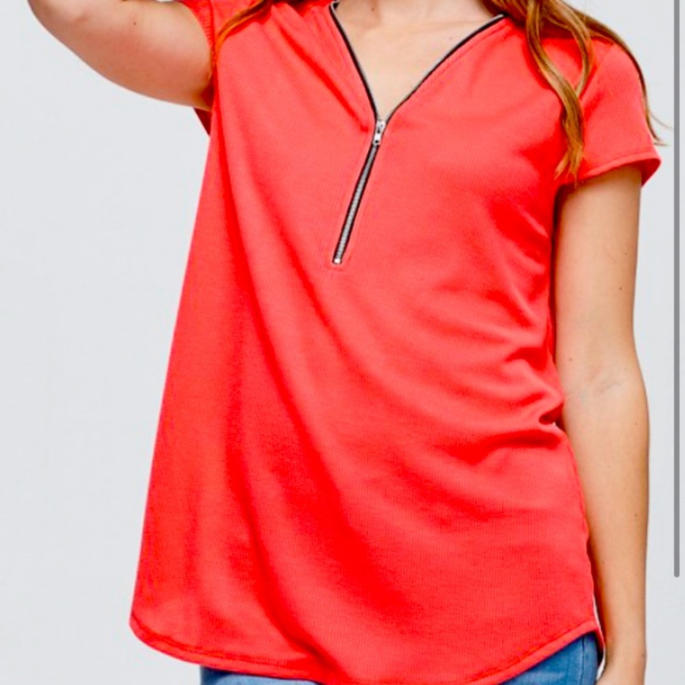 White Birch Medium coral shirt